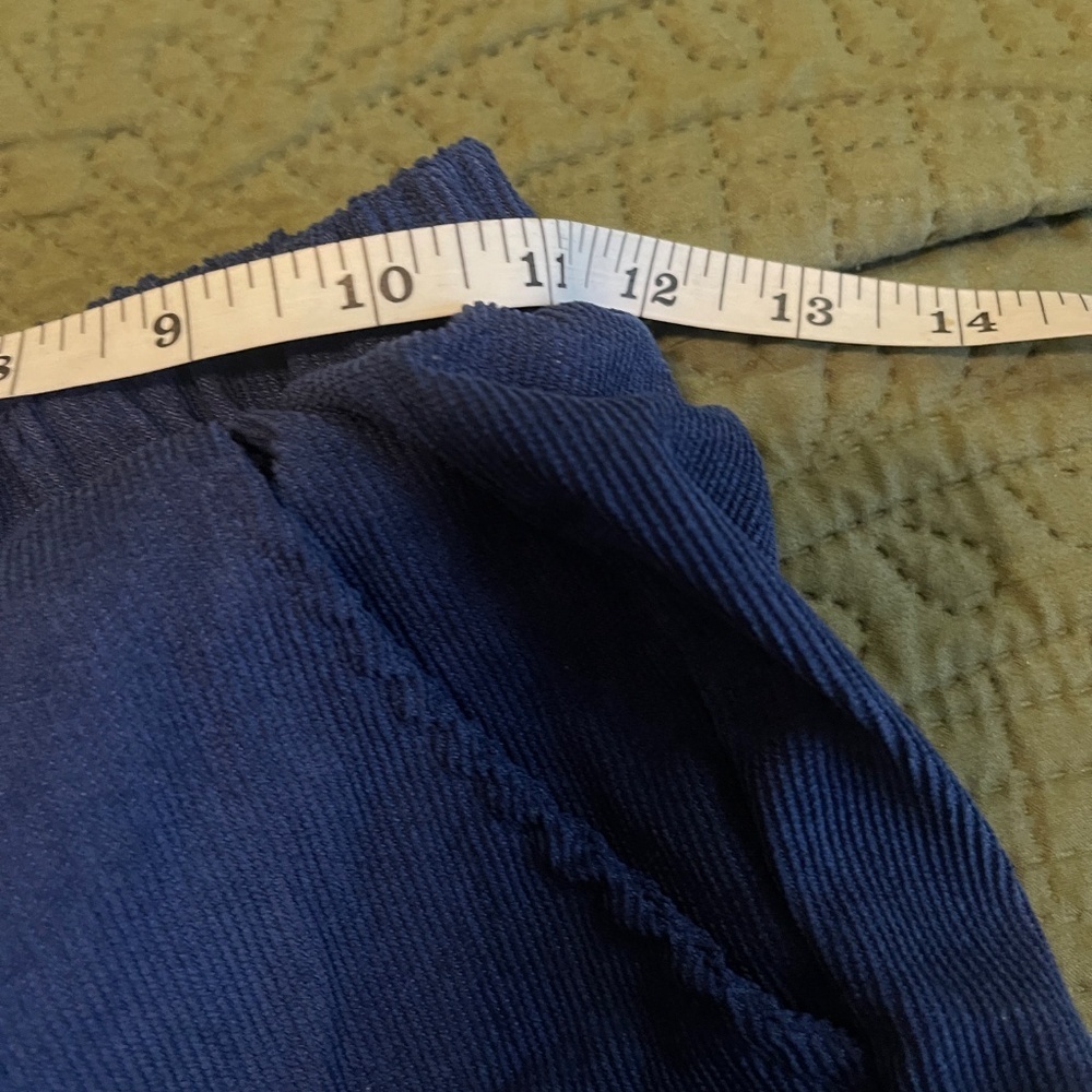 Boys Casual Blue Corduroy 2-Piece Set – Long Sleeve Shirt & Pants-Like New - Picture 5 of 9